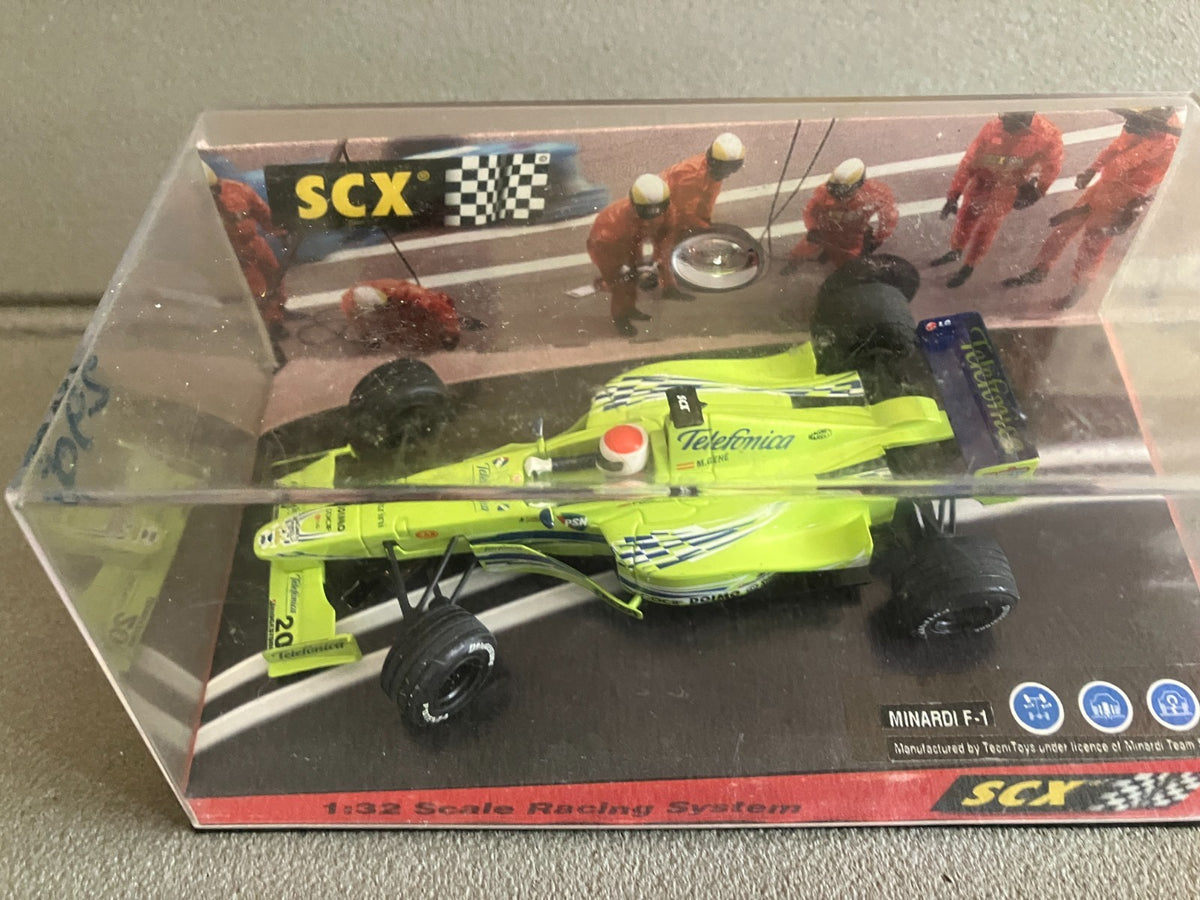 Voiture Miniature Circuit Formule 1 Minardi F1 SCX TecniToys 60570 1/32