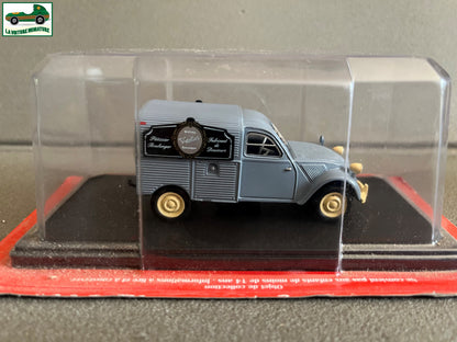 Voiture miniature Citroen 2cv 2 cv Boulanger Vatelier Auto Plus Hachette 1/43