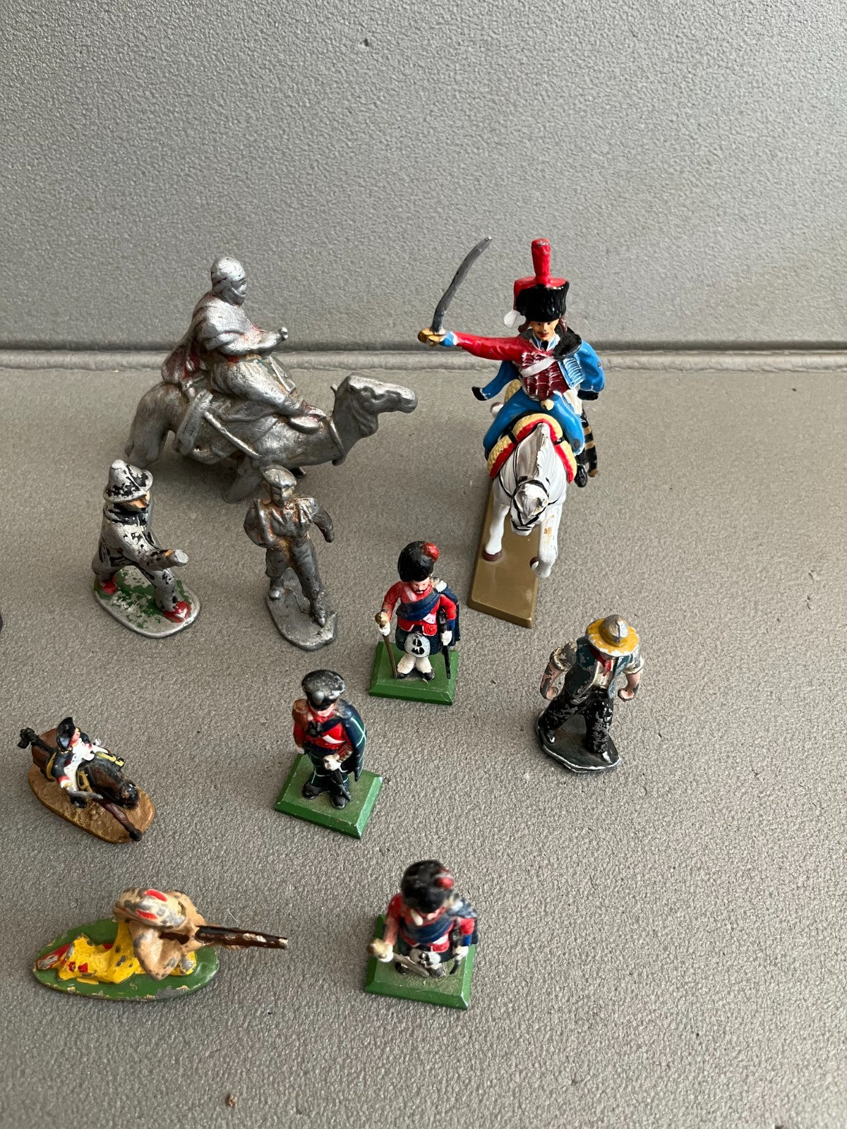 Figurine de Collection Lot Soldats Plombs Aluminium