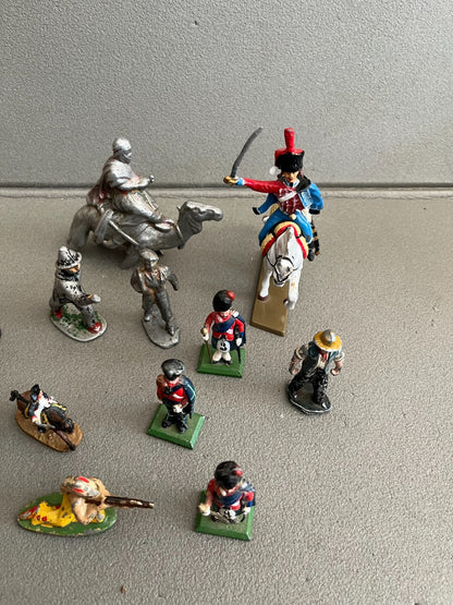 Figurine de Collection Lot Soldats Plombs Aluminium