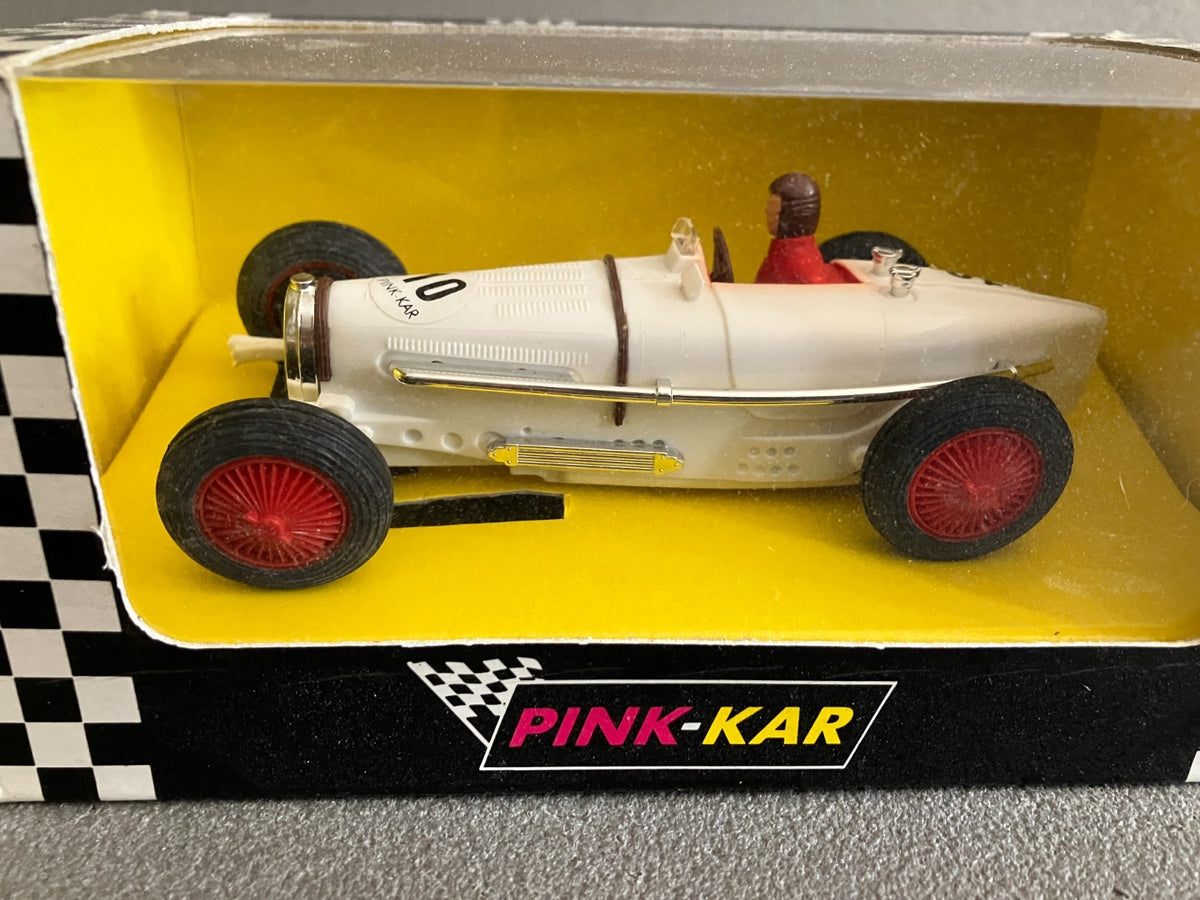 Voiture Miniature Circuit Bugatti Type 59 Pink Kar Slot Spain 1/32