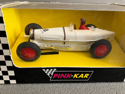 Voiture Miniature Circuit Bugatti Type 59 Pink Kar Slot Spain 1/32