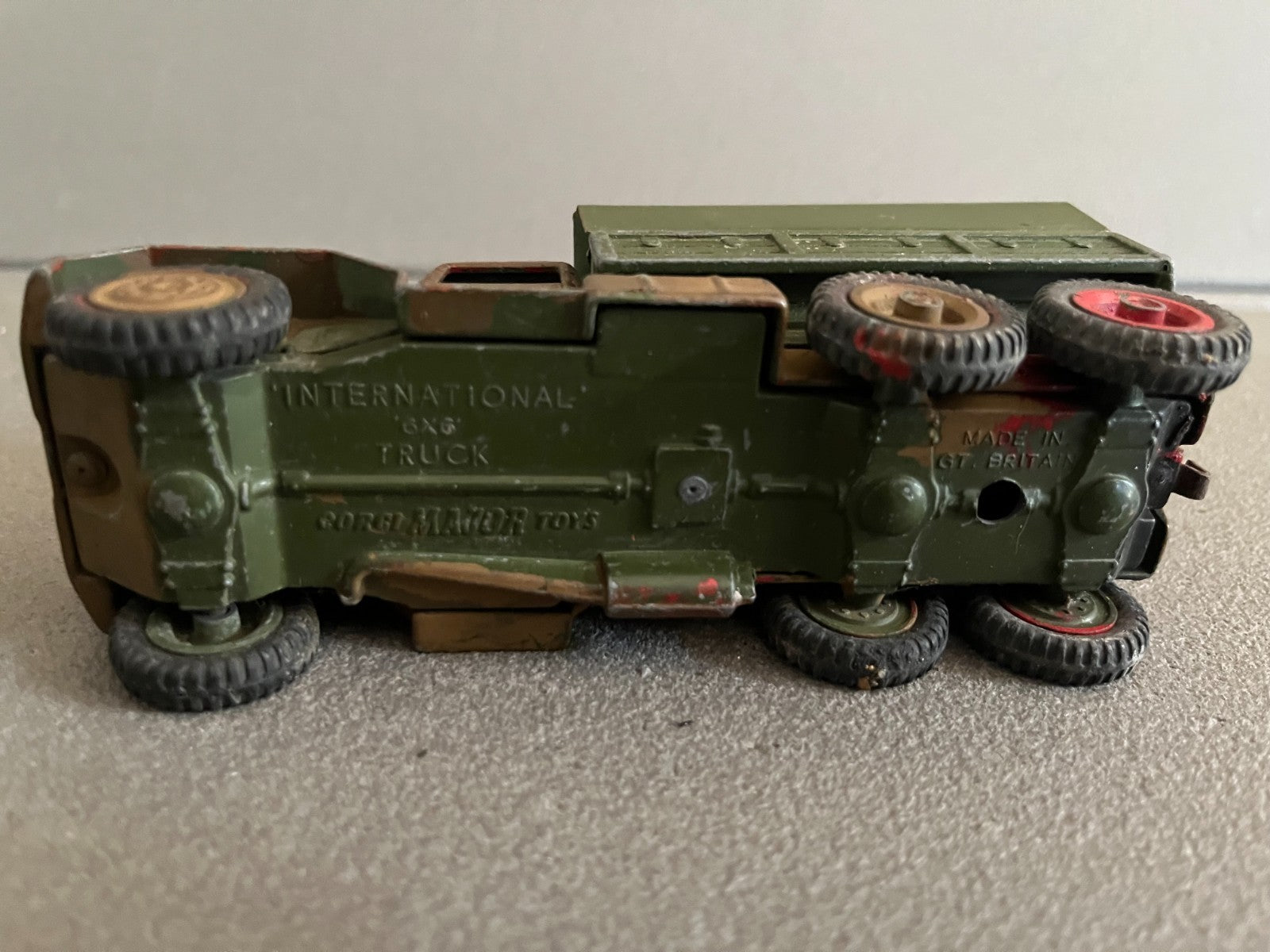 Ancienne Miniature Camion International Truck Corgi Toys Gt Britain Epave