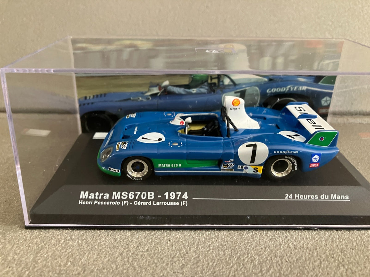 Voiture Miniature Matra MS670B 1974 Pescarolo 24 Heures du Mans Altaya au 1/43