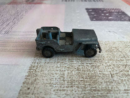 Ancienne Voiture Miniature Gevarm Jeep FJ France Jouets Epave