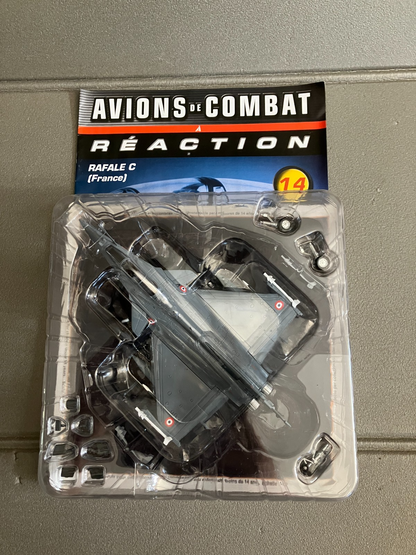 Avion miniature Militaire Combat à Réaction Rafale C France Altaya 1/72