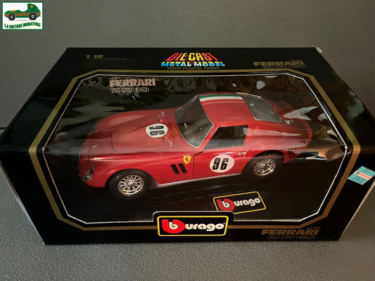 Voiture miniature Ferrari 250 GTO 1962 Burago Rallye 96 au 1/18