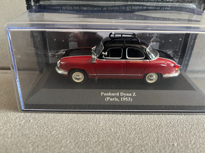 Voiture Miniature Panhard Dyna Z Taxi Paris 1953 au 1/43