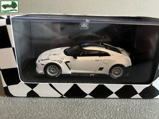 Voiture Miniature Nissan GT-R GT1 2010 Version Fuji shake down Ebbro au 1/43