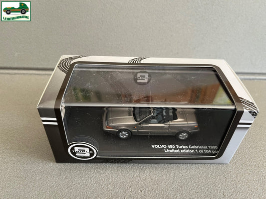 Voiture Miniature Volvo 480 Turbo Cabriolet 1990 Bertone Triple 9 au 1/43
