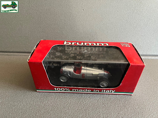 Ancienne Voiture miniature Auto Union Tipo C Brumm au 1/43