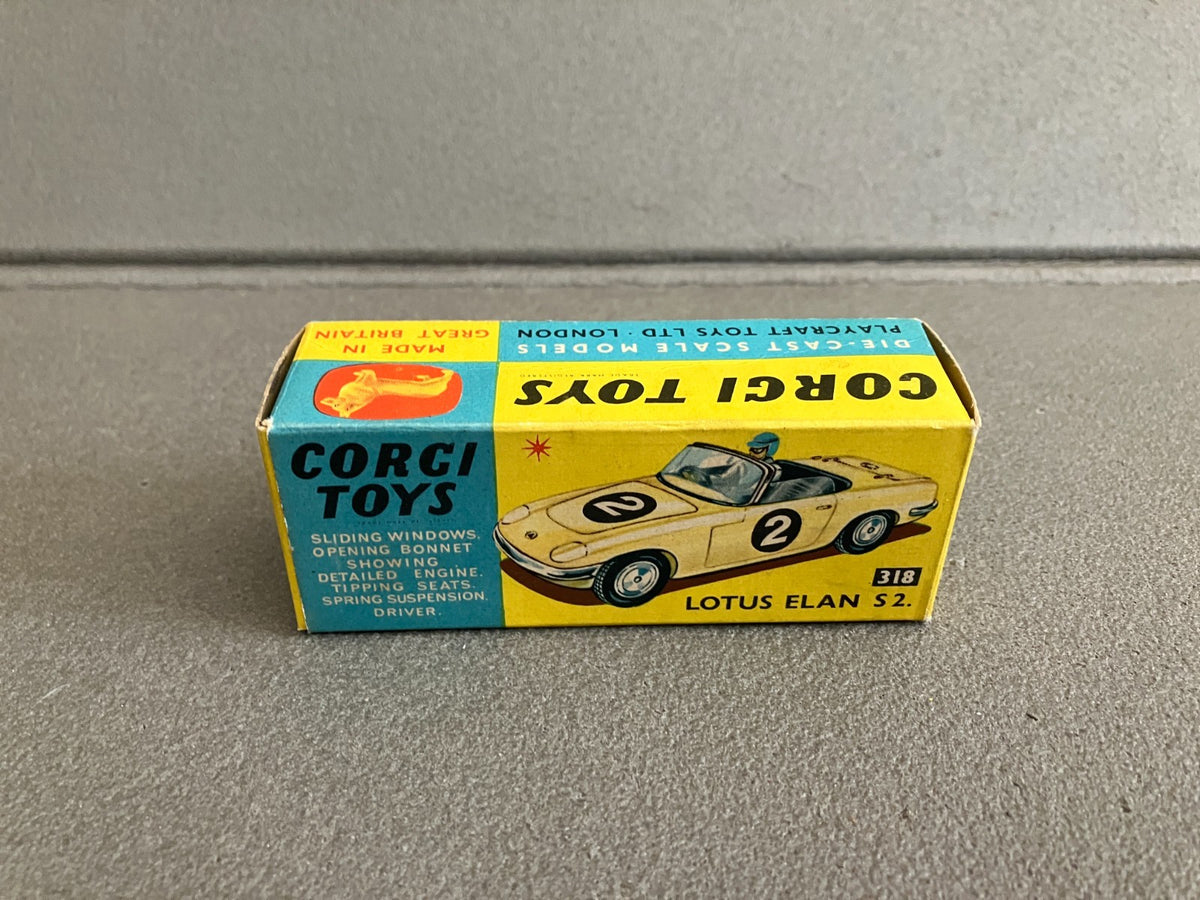 Ancienne Voiture Miniature Lotus Elan 318 Corgi Toys England 1/43