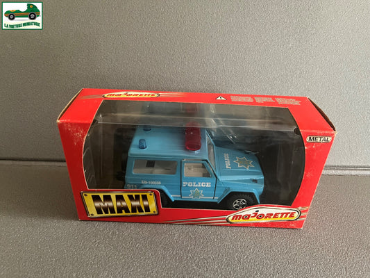 Voiture miniature Mercedes 230GE Police Maxi Majorette Série 3000
