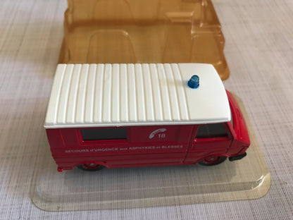 Voiture Miniature Pompiers Citroen C35 VSAB Solido au 1/50