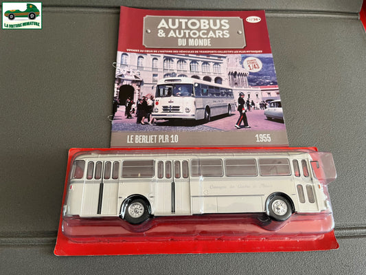 Voiture miniature Berliet PLR 10 1955 Monaco 1/43 Autobus Autocars du Monde