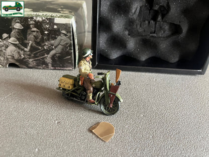 Miniature Militaire King & Country Moto Police US WWII Plomb 1/30 DD41