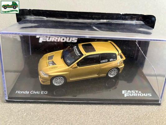 Voiture miniature Fast and Furious Honda Civic EG Altaya 1/43