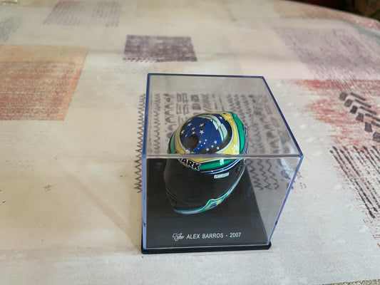Casque Moto GP Alex Barros 2007 Altaya au 1/5