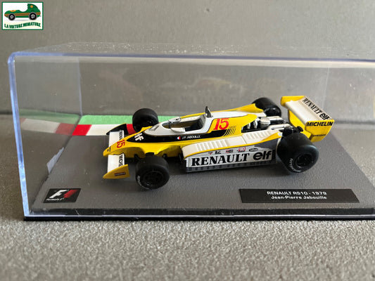 Voiture miniature Formule 1 F1 Renault RS10 1979 Jabouille au 1/43