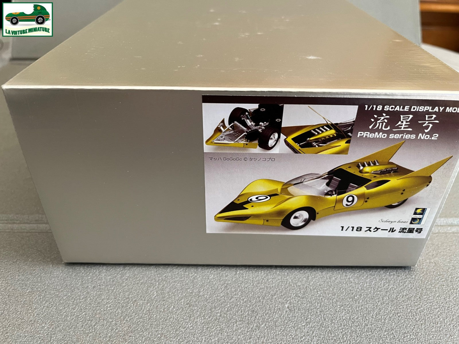 Voiture Miniature Cinema Manga Speed Racer Mach 9 Schwyn Haas Japan 1/18