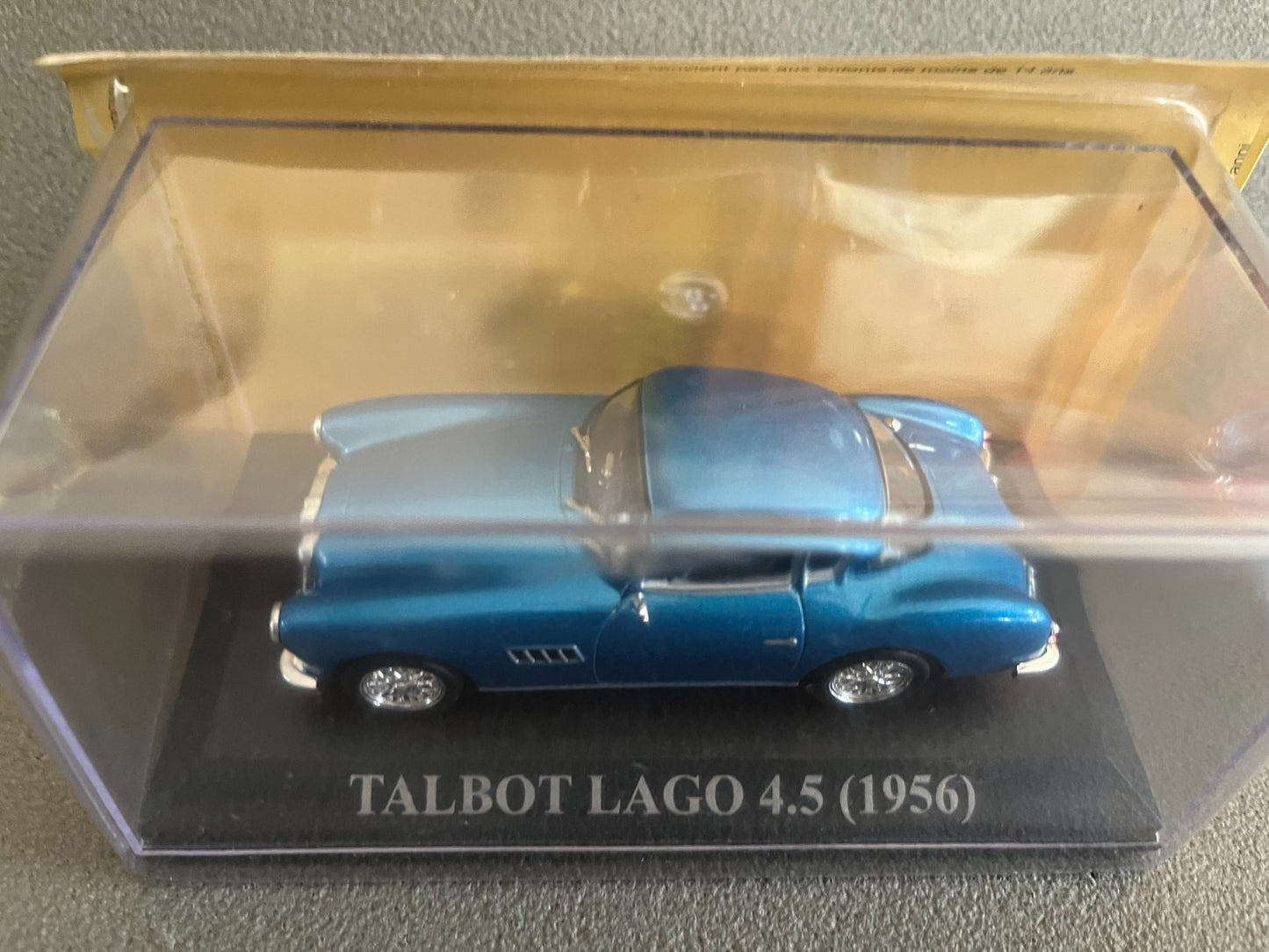 Voiture Miniature Talbot Lago 4.5 1956 Altaya au 1/43