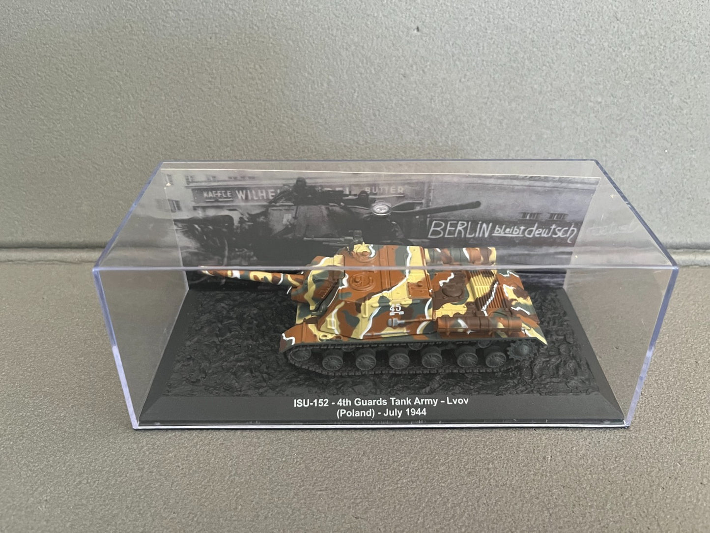 Miniature Militaire Char Tank Blindé ISU-152 4th Guards Lvov 1944 Altaya 1/72