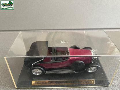 Voiture miniature Hispano Suiza Torpedo H6 B Victoria 1926 au 1/43