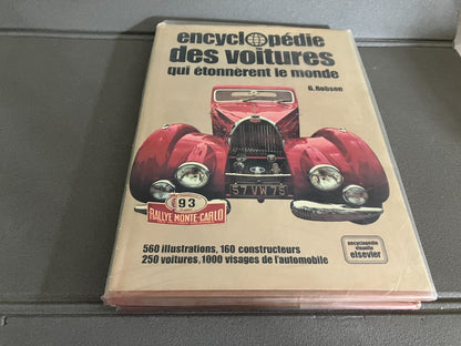 Livre Voiture Automobile Encyclopédie des voitures étonnèrent Robson Elsevier