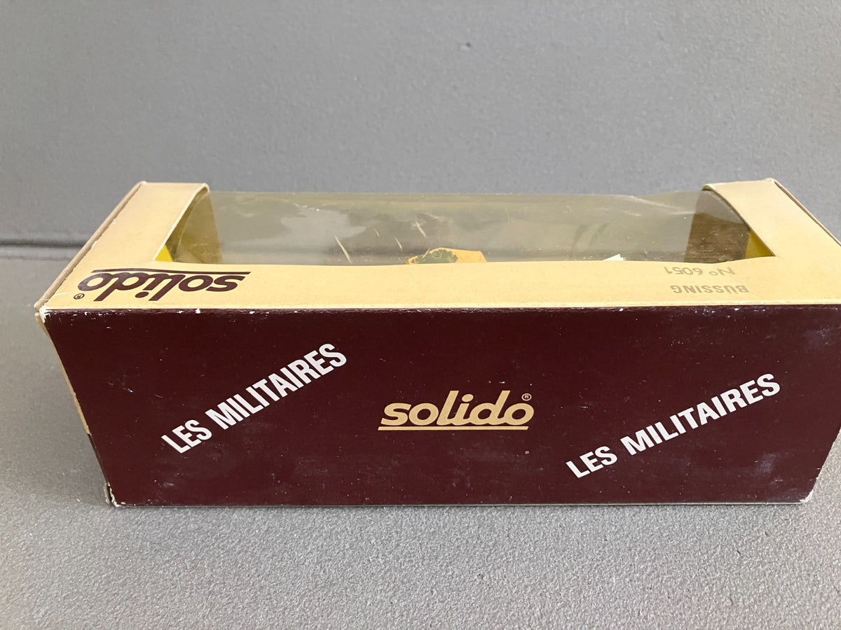Ancien Miniature Militaire Blindé Sd. Kfz. 232 Bussing 6051 Solido France 1/50