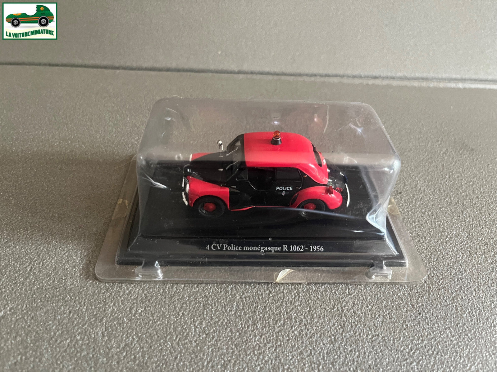 Voiture Miniature Renault 4CV Police monégasque 1956 Eligor au 1/43