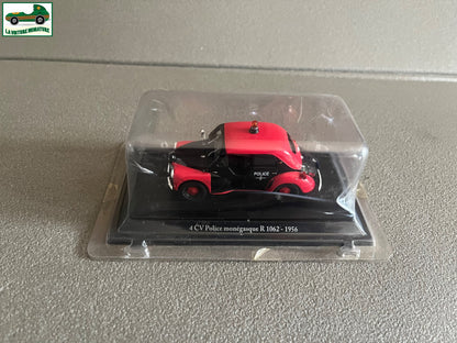 Voiture Miniature Renault 4CV Police monégasque 1956 Eligor au 1/43