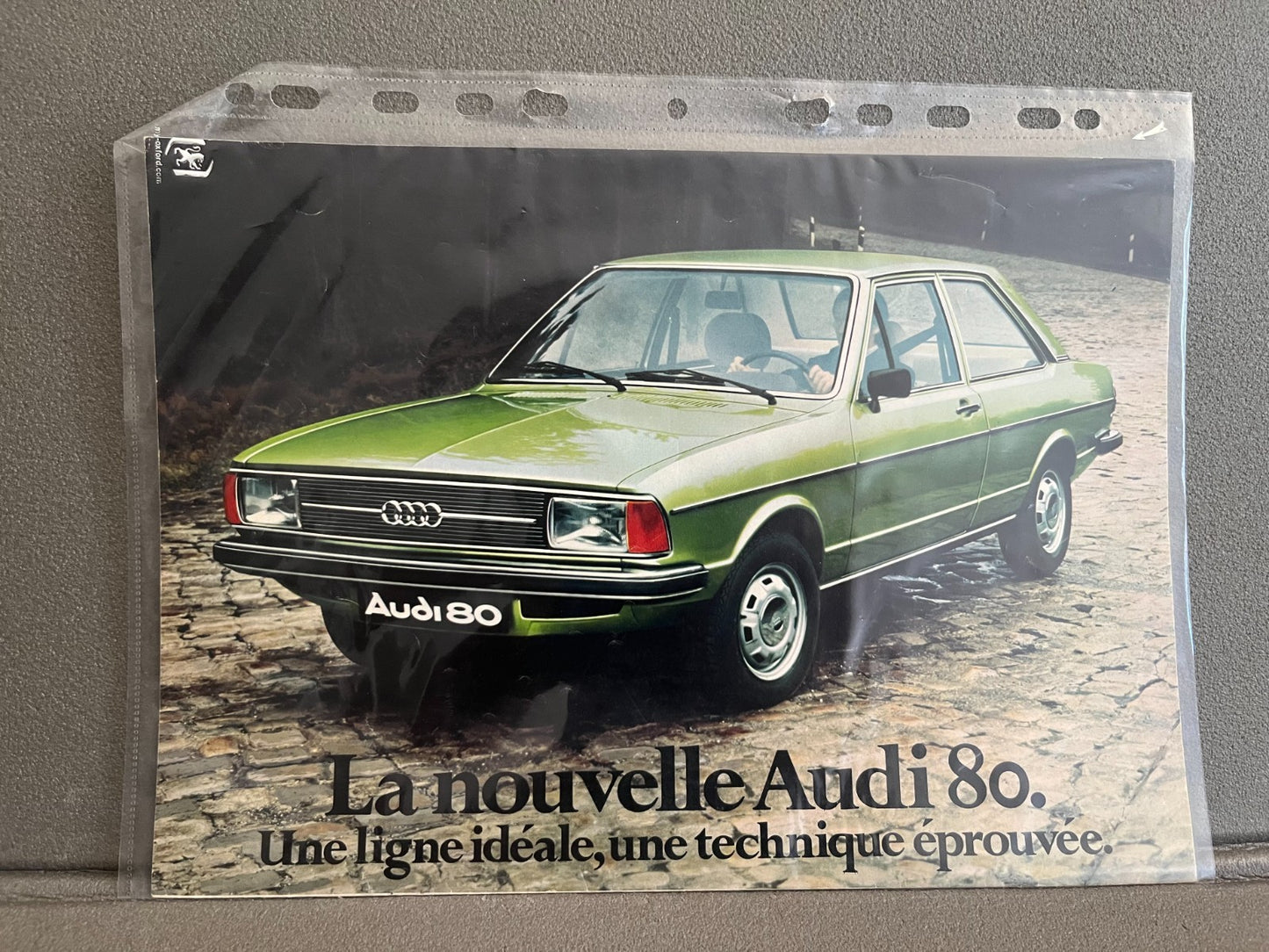 Ancien Dépliant Brochure Documentation Automobile Audi 80
