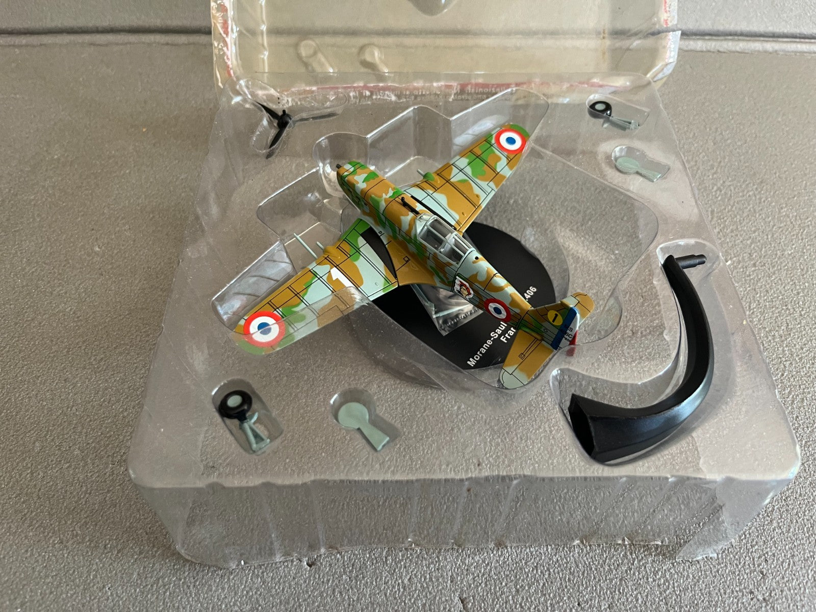 Avion miniature Militaire 2e Guerre Saulnier MS 406 Altaya 1/72