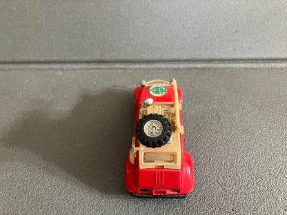 Voiture Miniature friction Citroen 2CV Raid Afrique Mc Toys Macau au 1/38