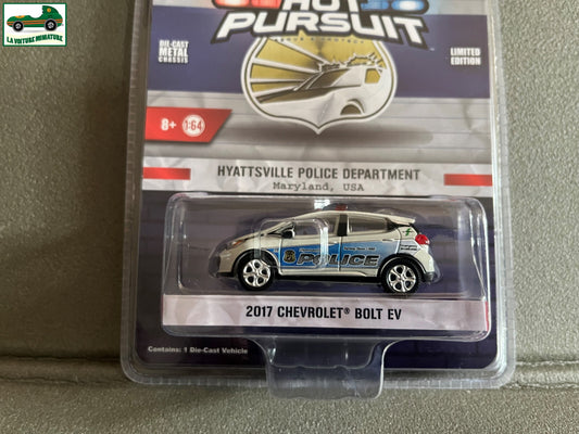 Voiture Miniature 2017 Chevrolet Bolt EV Police Greenlight au 1/64
