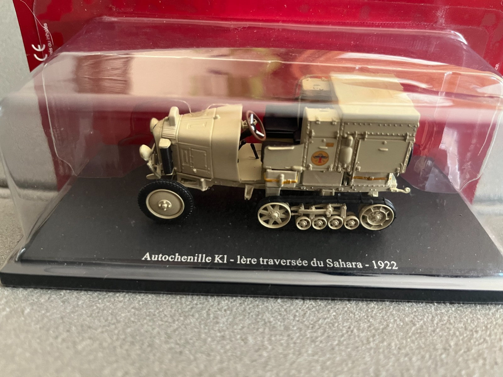 Voiture Miniature Citroen Autochenille K1 Sahara 1922 Edition Atlas au 1/43