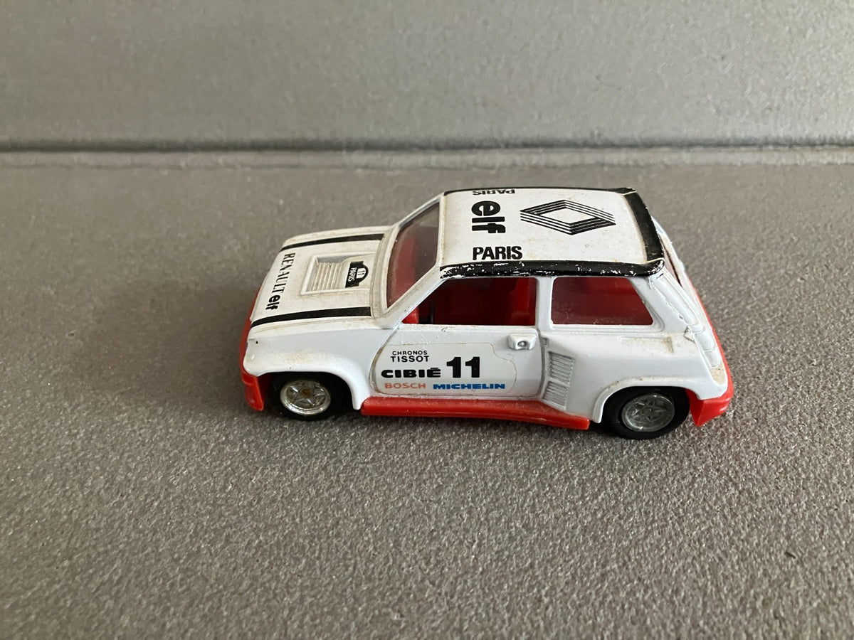 Ancienne Voiture Miniature Renault 5 R5 Turbo Rallye Paris Made Hong Kong 1/36