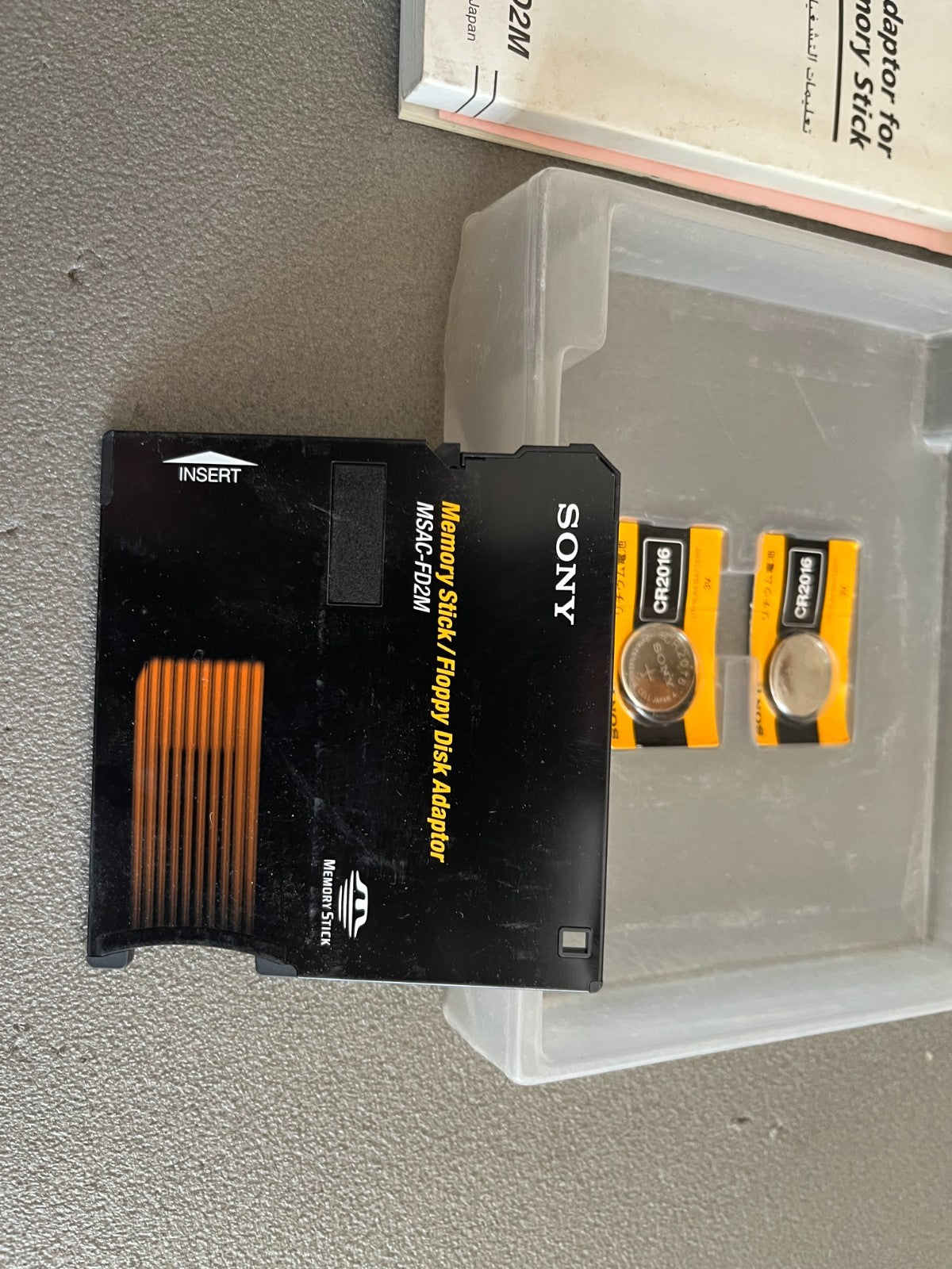 Adaptateur Memory Stick Floppy Disk Sony MSAC-FD2M