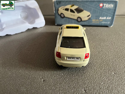 Voiture Miniature Audi A4 Berlin Taxi du Monde Welly au 1/38
