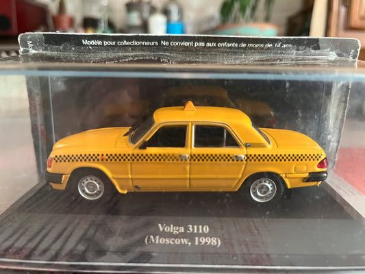 Voiture Miniature Taxi Volga 3110 Moscou 1998 Taxis du Monde au 1/43