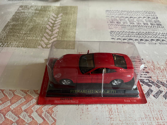 Voiture miniature Collection Ferrari 612 Scaglietti Ixo Fabbri 1/43