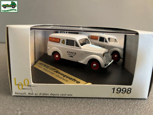 Voiture Miniature Renault Juvaquatre Thomson Centenaire Eligor au 1/43