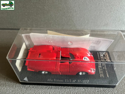 Voiture Miniature Alfa Romeo 33/3 N°37 1970 Solido au 1/43