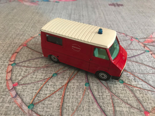 Voiture Miniature Camion Secours Pompiers Citroen C35 Solido 1/50