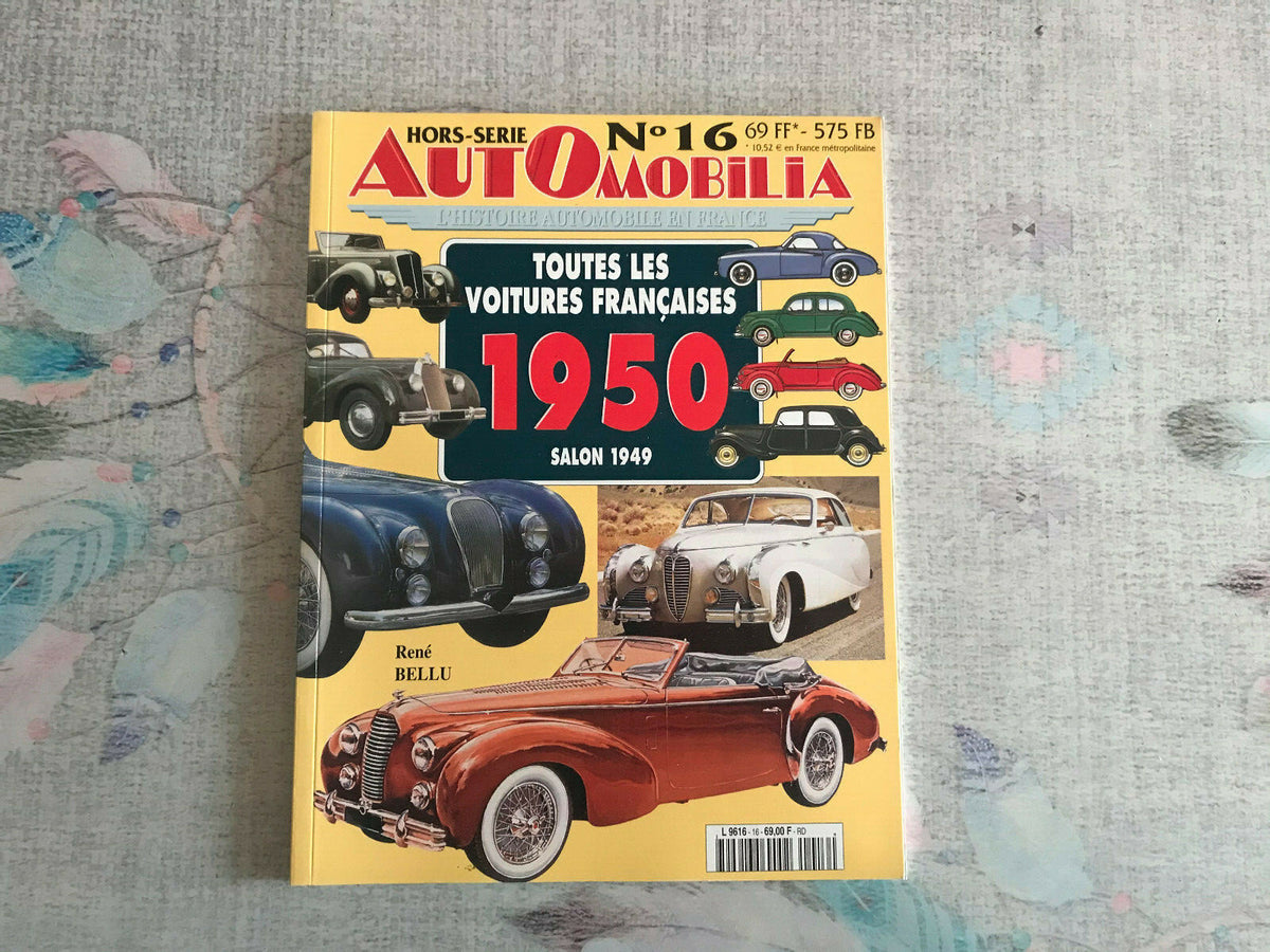 Livre Revue Voiture Automobile Automobilia Hors Série N°16 1950