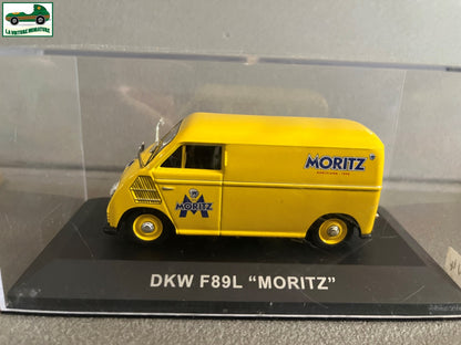 Voiture Miniature Camion Publicitaire DKW F89L Moritz au 1/43