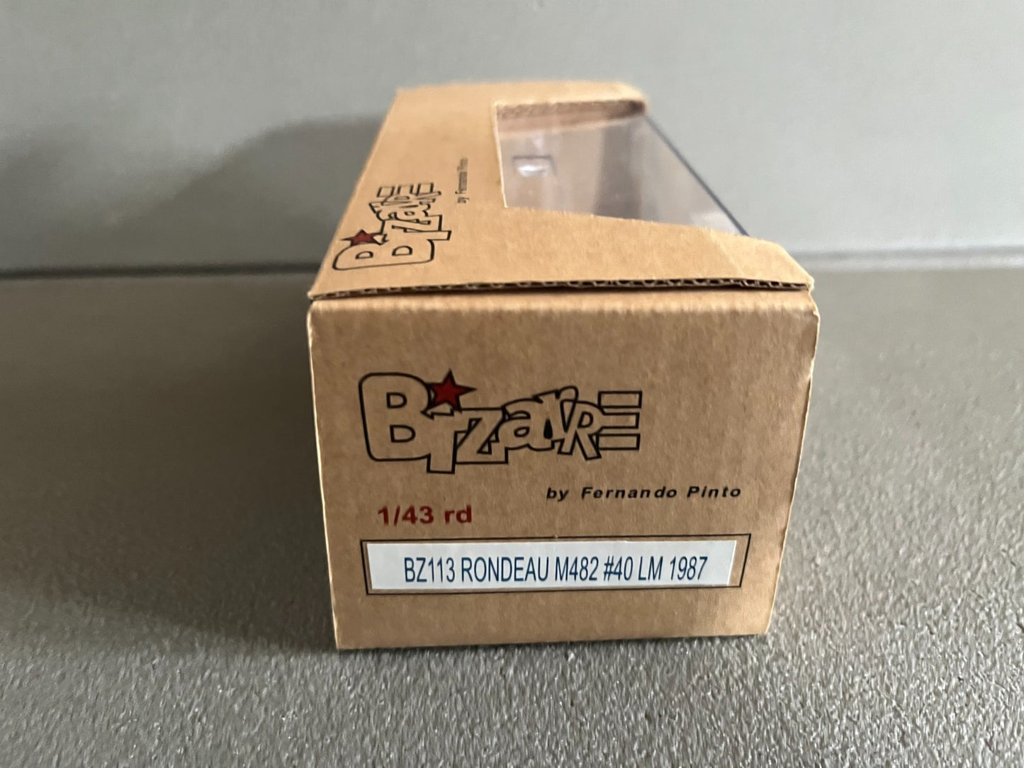 Voiture Miniature Rondeau M482 LM 1987 Le Mans Bizarre Minimax Spark au 1/43