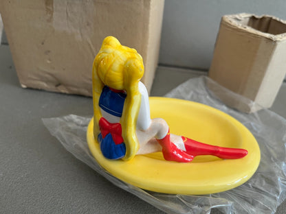 Rare Porte-savon Vide Poche Sailor Moon Céramique 1992 Anime Manga Collection