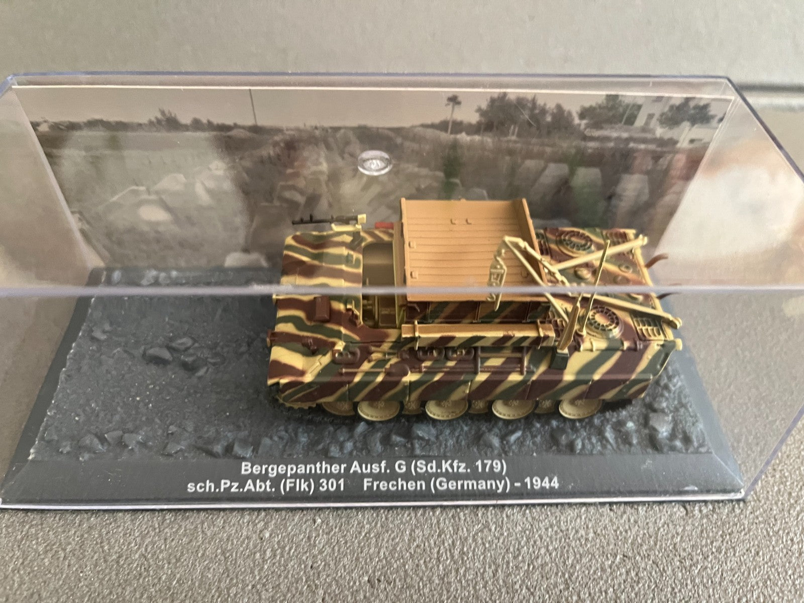 Miniature Militaire Char Tank Blindé Bergepanther Ausf. G Sd. Kfz. Altaya 1/72