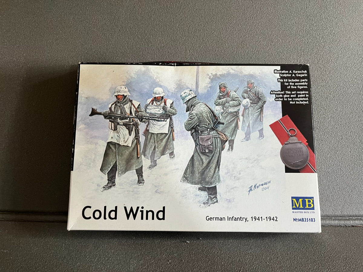 Maquette Militaire Figurine Soldat Cold Wind German Infantry Master Box 1/35